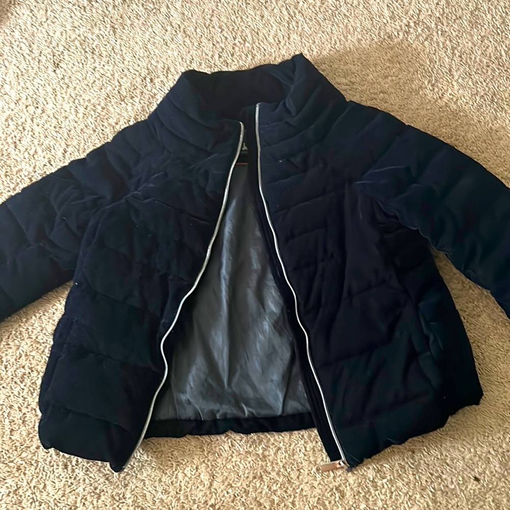 Sam Edelman Puffer Coat Suede